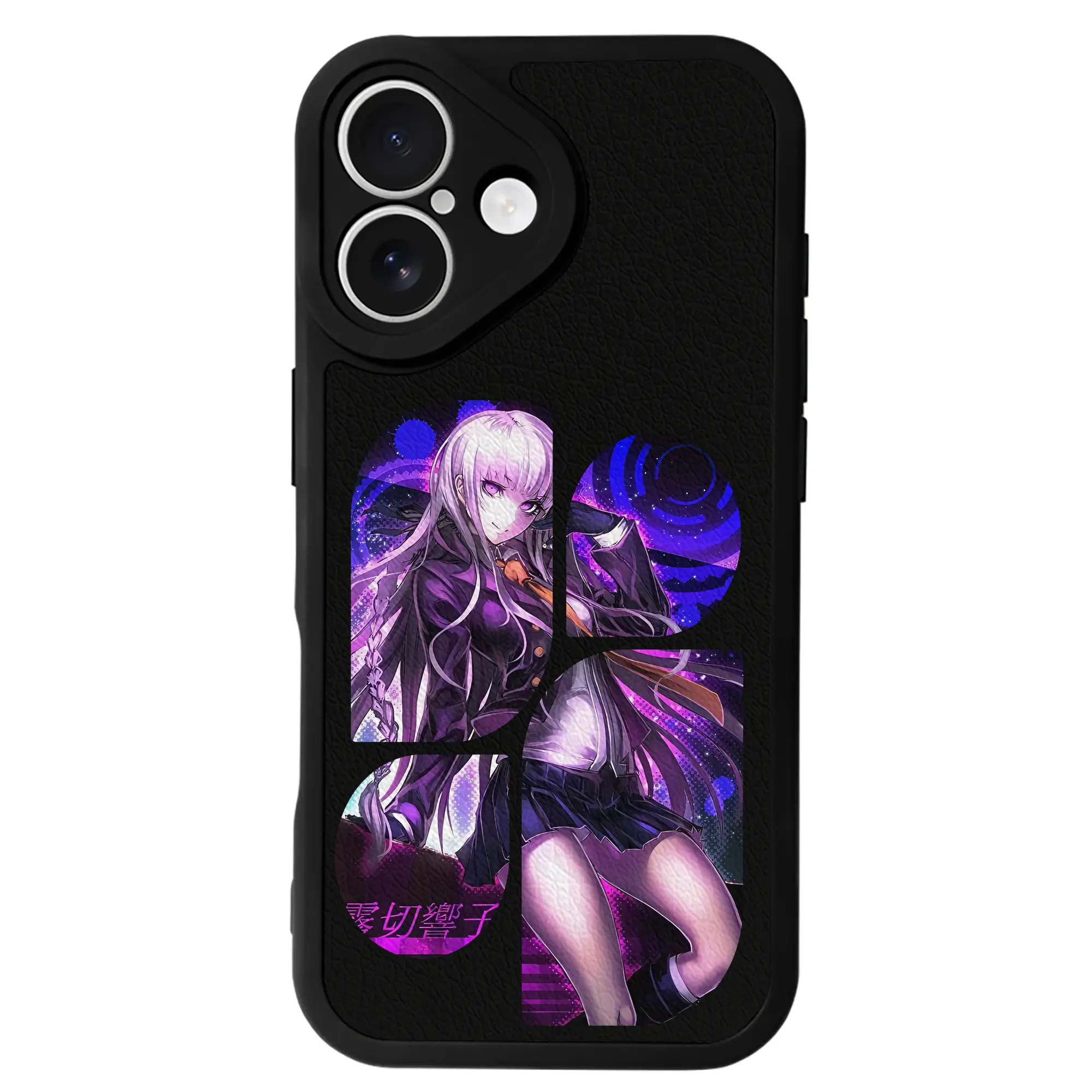 ダンガンロンパ グッズ,霧切響子 - IPhone 16シリーズ対応 ・ シリコンスマホケース ・ レザー調 ・ 高精度フィット ・ 耐衝撃 ・ ワイヤレス充電対応 ・ 精密カット